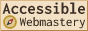 Accessible Webmastery button